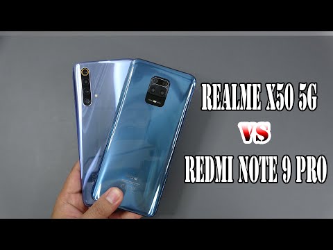 Realme X50 5G vs Xiaomi Redmi Note 9 Pro  SpeedTest and Camera comparison