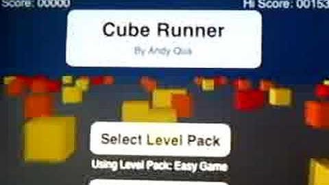 2.0 Apps-Cube Runner