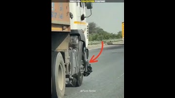 Why back of the truck tyre attached tubes #shorts #ytshorts