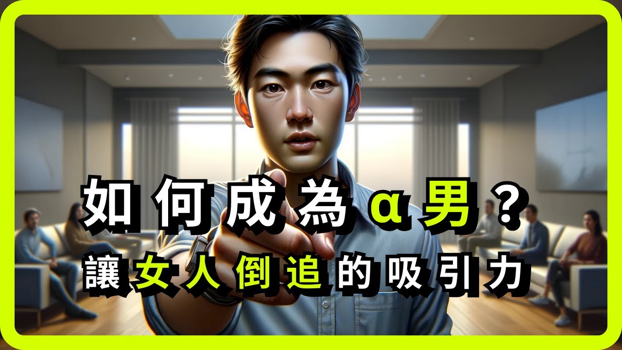 如何成為Alpha男? 讓女人倒追的吸引力 #約會 #把妹 #alpha男