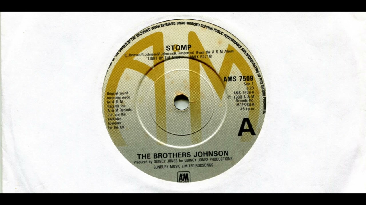 THE BROTHERS JOHNSON / STOMP / 1980 / A-SIDE / 7'' VINYL / 80'S