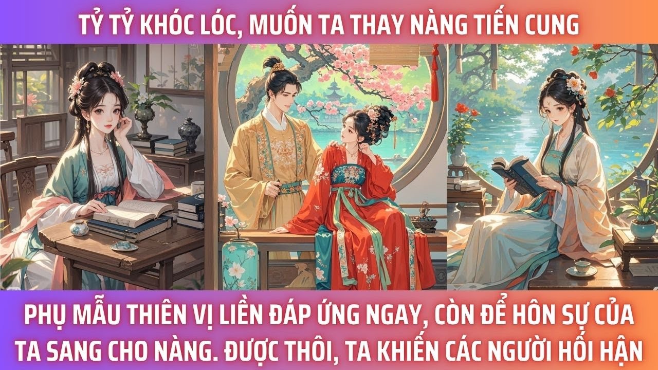 TỶ TỶ KHÓC LÓC, MUỐN TA THAY NÀNG TIẾN CUNG. PHỤ MẪU THỊ VỊ LIỀN ĐÁP ỨNG NGAY, CÒN ĐỂ HÔN SỰ CỦA TA
