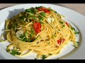 Спагетти с чесноком, маслом и острым перцем / Aglio, Olio e Peperoncino/