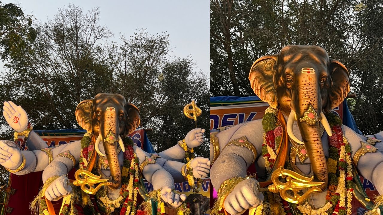 First Ganesh nimajjanam 2026#hyderabad#telangana#nimajjanam#maghi 