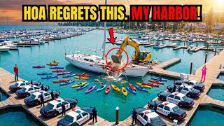 "HOA Demolished My Yacht for ‘Unauthorized Docking’ — Too Bad I Own the Entire Marina!"