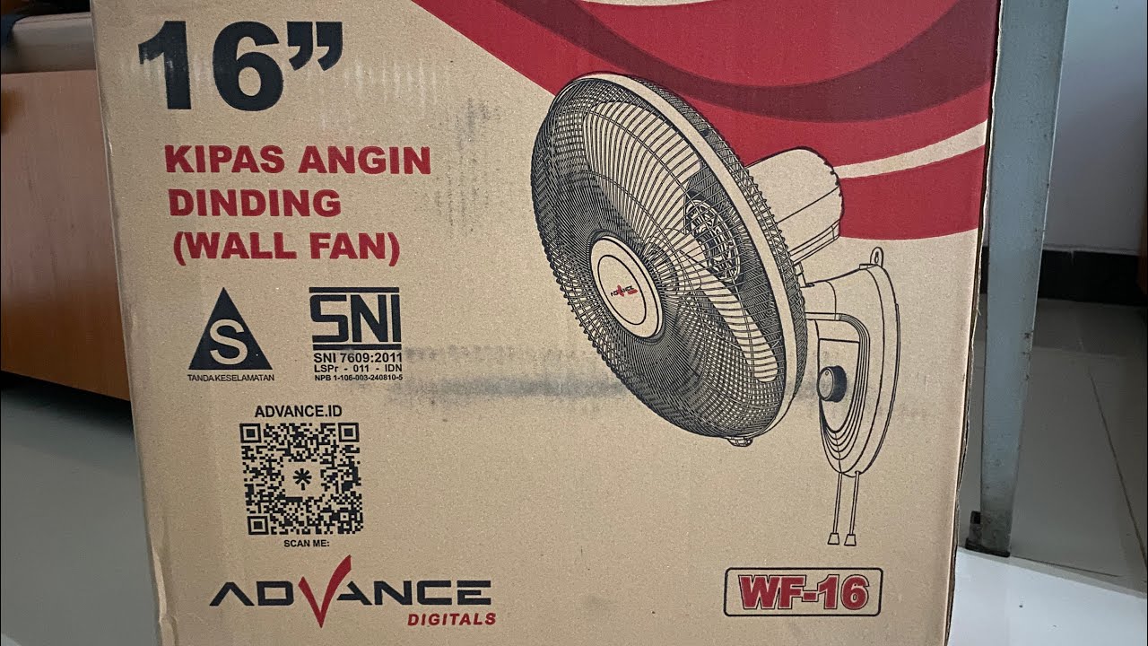 ￼KIPAS ANGIN ADVANCE WF-16 / Kipas Angin Dinding Advance WF16 16inch