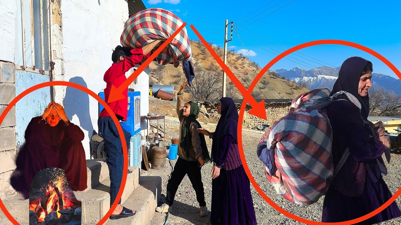 From the warmth of the room to the cold of exile, in the embrace of snow blizzards and avalanches