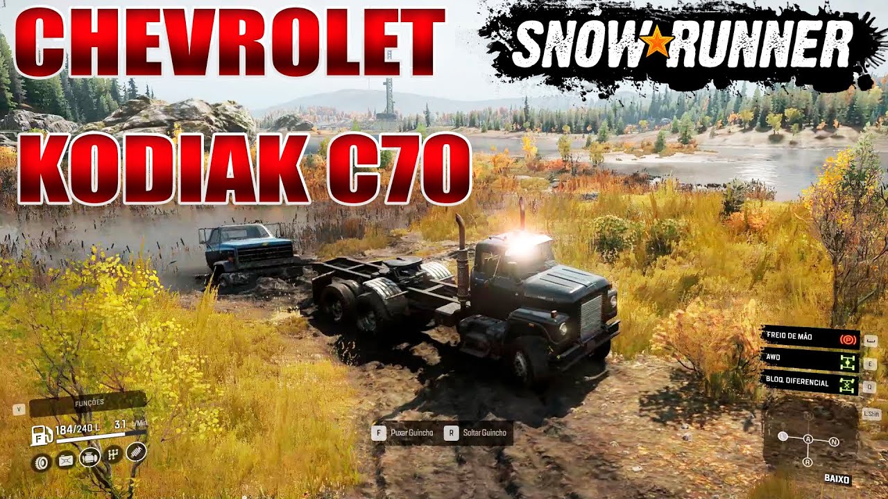 SNOWRUNNER 2020 RESGATANDO CHEVROLET KODIAK C70 YouTube