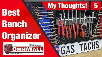 Cleaning Up My Work Bench with Omni Wall Pt. 5 - Wall Tool Organization.