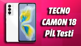 TECNO CAMON 18 Pil Testi! Telefonu Alacaklar Buraya Resimi