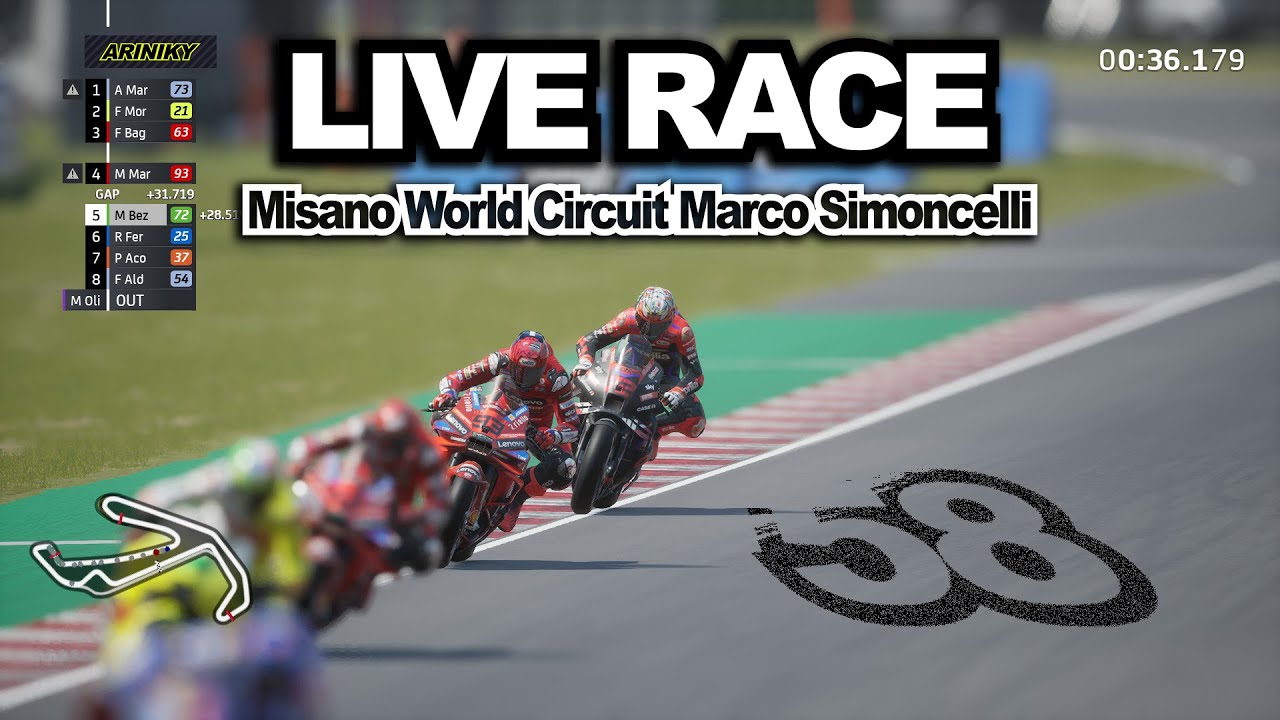 LIVE MotoGP Race | 2025 San Marino GP – Misano World Circuit Marco ...