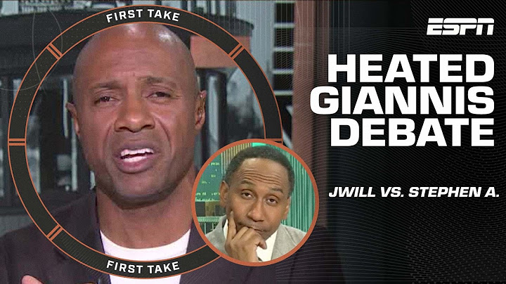 JWill RIPS Stephen A. for underachiever take on Giannis 👀 ‘It’s an asinine comment’ 🗣️ | First Take