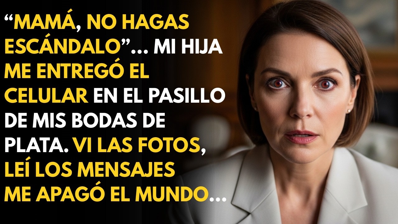 En mis bodas de plata, mi hija dijo: “Mamá… mira esto” !!