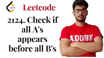 2124. Check if all A