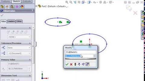 SolidWorks Part Modeling 01 Advanced Sketching   02 Ellipse