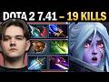 Drow Ranger Dota 2 7.41 with 19 Kills and Scepter - Dota Gameplay