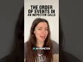 The order of events in An Inspector Calls #gcseenglish #gcse