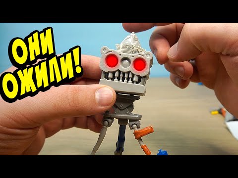 Видео: МУСОРНЫЕ ИГРУШКИ ОЖИЛИ Junk Bots Hexbug