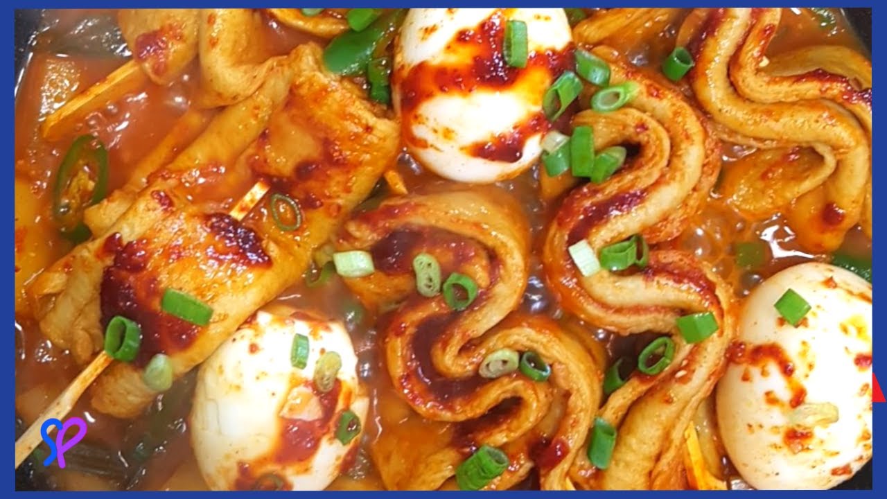 빨간 어묵은 국물을 졸여서 먹어야 제맛! How To Make Korean Red Fish Cakes ｜스윗퍼플 YouTube