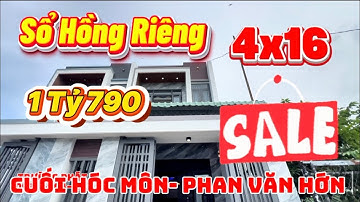 Quá Bất Ngờ / Nhà Shr 1 Trệt 1 Lầu 4x16 Giá 1 Tỷ 790 Triệu Phan Văn Hớn Cuối Hóc Môn 