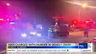 Man charged with murder in deadly crash