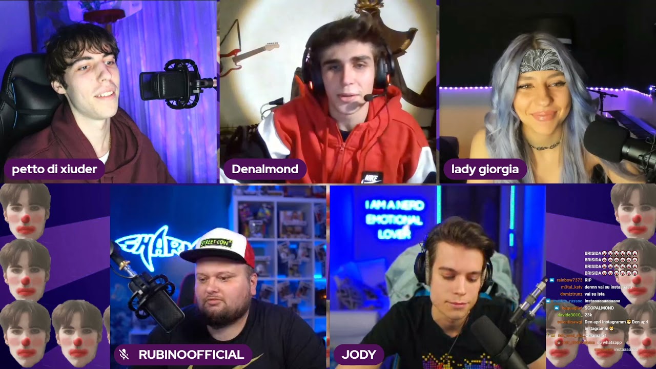 GRENBAUD LIVE CON LADY GIORGIA,FRATINO E SARA PICCIONE w/ Rubino, Jody, Denalmond | LIVE 06-04-21