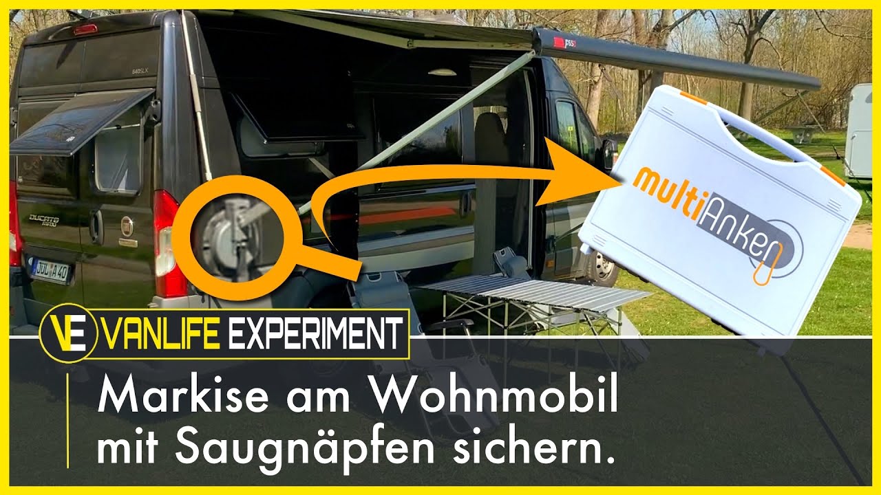 Markisenhalterung Saugnapf Satz Für Wohnmobil RV Camping Zubehör