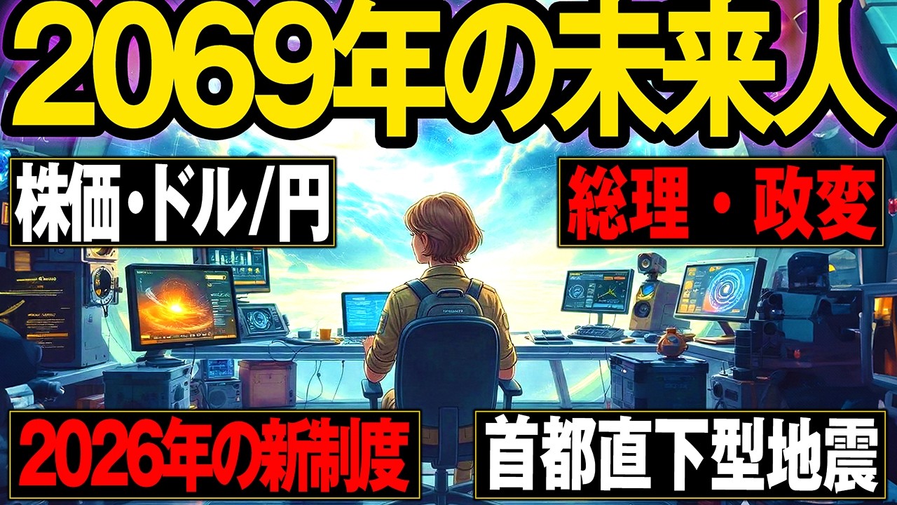 【2ch不思議体験】これから起こる大事件とは！？2069年からきた未来人が警鐘！【予言スレゆっくり解説】
