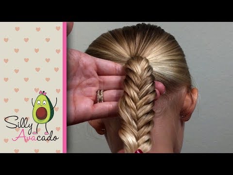 Dad Hair Tip #3 - How to Fishtail Braid - EASY Daddy Hairstyle - cute girl hairstyles!