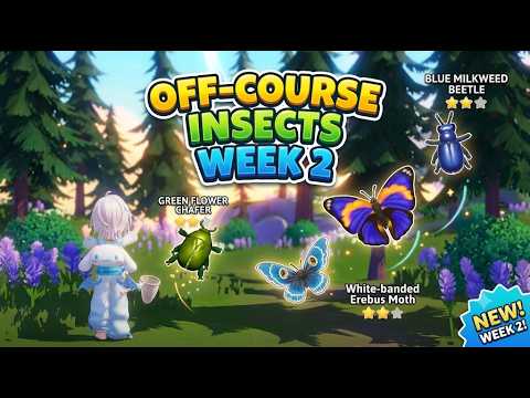 ALL Week 2 Off-Course Insect Locations! | Heartopia Call of the Whales
