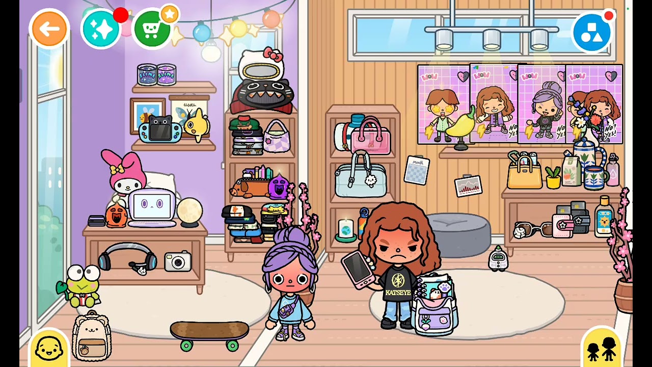 AnnaStar  играю в игру Toca Boca часть 7 новая история 🌸❤️😜