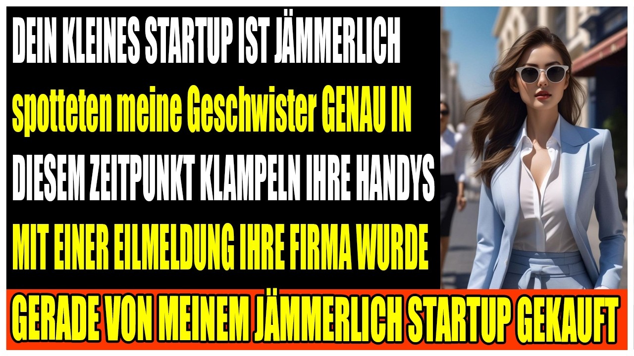 Sie machten sich über mein Unternehmen lustig bis plötzlich alle Handys klingelten.