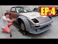 RX7 Group C Build: Ep4: Finally got the bodykit fitted