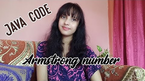 Armstrong number | ICSE java | program