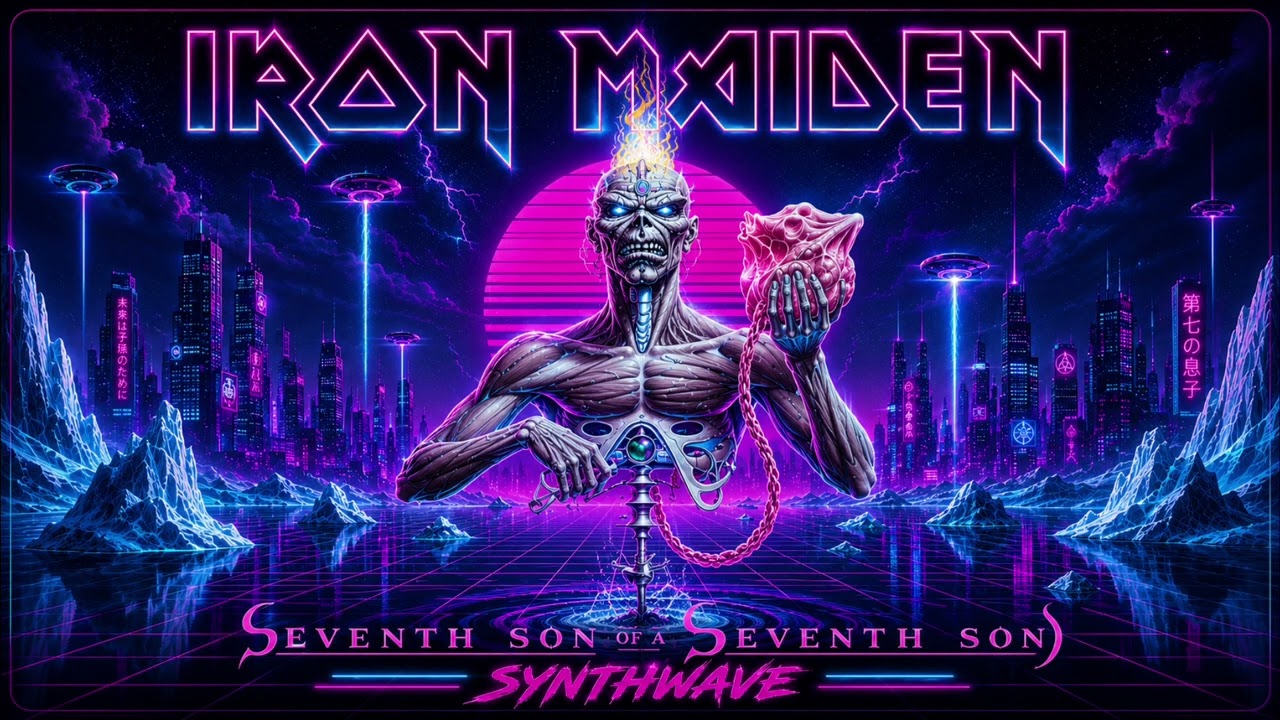 Iron Maiden - Seventh Son of a Seventh Son in Synthwave (Full Album)