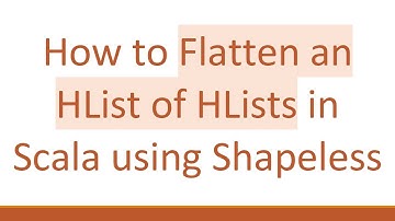 How to Flatten an HList of HLists in Scala using Shapeless