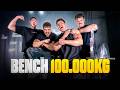 On doit Soulever 100.000kg en 24h (bench contre le cancer)