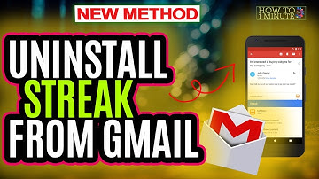 How to uninstall streak from gmail