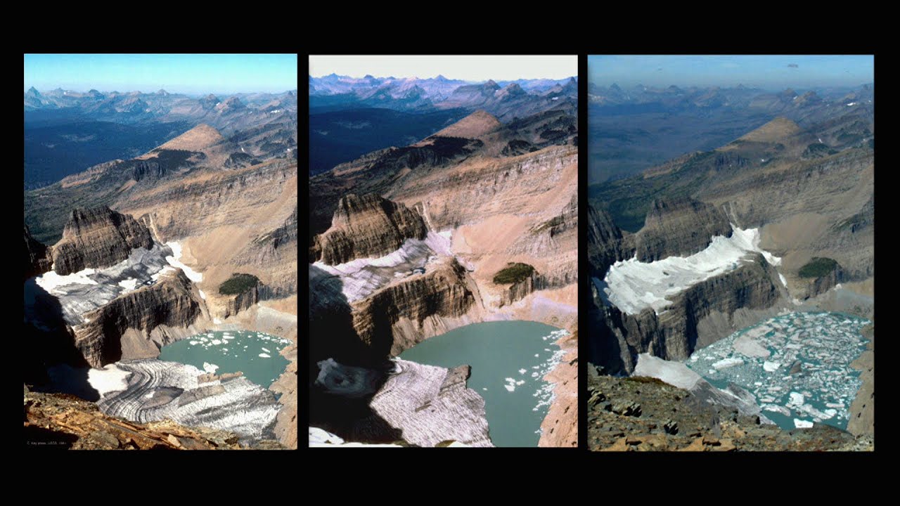 Glacier National Park melting at an alarming rate - YouTube