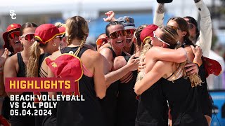 Beach Volleyball - USC 3, Cal Poly 0