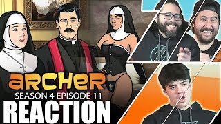 Archer 4x11 | "The Papal Chase" REACTION!!