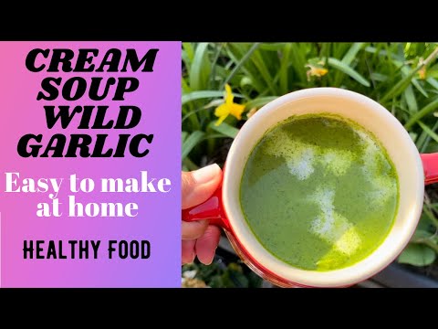 Video: Wild Garlic Puree Soup - Recipe With Photo Step By Step