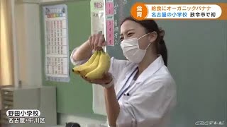 政令指定都市で初　小学校の給食にオーガニックバナナ登場　名古屋市 (21/11/17 20:26)