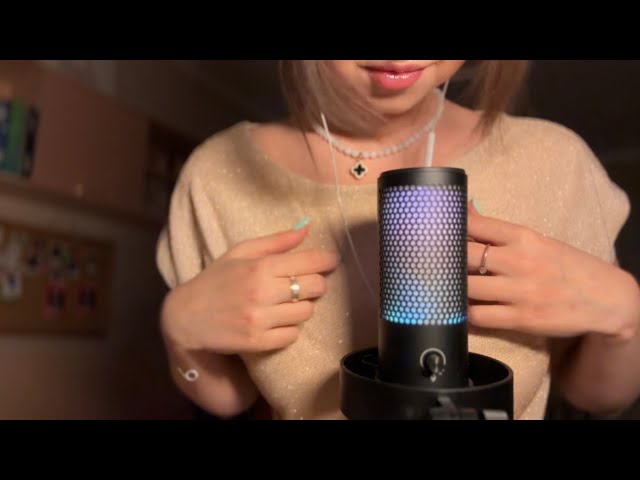 asmr scratching СКРЭТЧИНГ по одежде и звуки рта || 100% мурашки и кайфы🩵💤