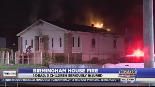 Overnight house fire in Birmingham kills 1, injures 3
