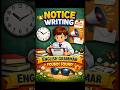 NOTICE WRITING ENGLISH GRAMMAR #studypoint #english #ytshorts #shortvideo #short