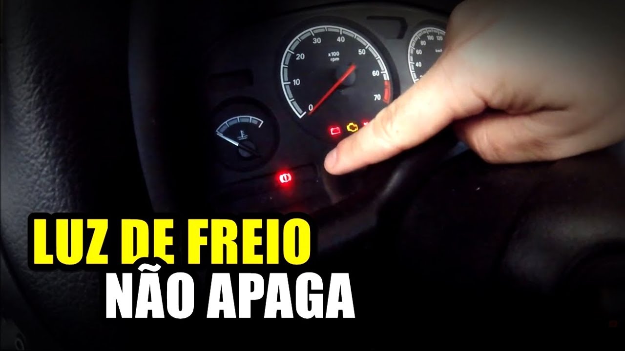 LUZ DO FREIO DE MÃO ACESA. COMO APAGAR - PORQUE ELA ACENDE? - YouTube