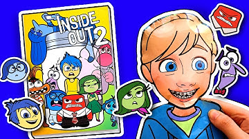 [DIY] Inside Out 2 Gamebook (+Riley Squishy)/인사이드아웃2 게임북