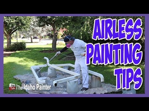graco usa How To Paint Down Spouts. Airless Painting Tips.