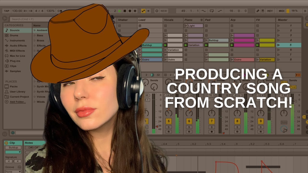 Producing A COUNTRY Song From Scratch in ABLETON 11! YouTube